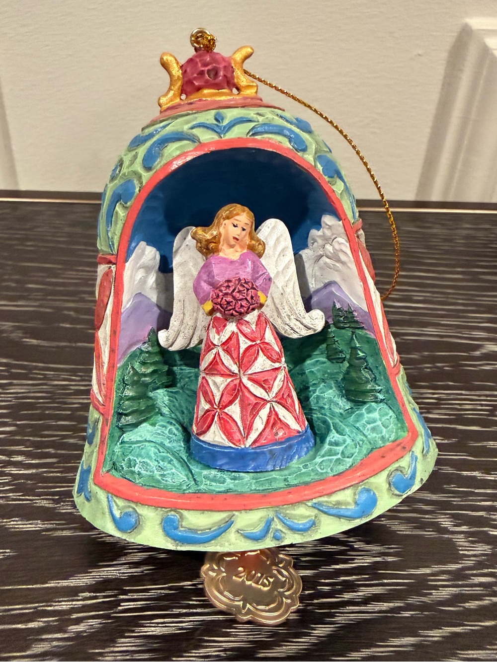 Jim Shore 2015 Annual Christmas Ornament Angel Danbury